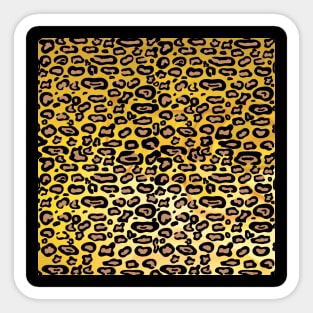 cheetah pattern Sticker